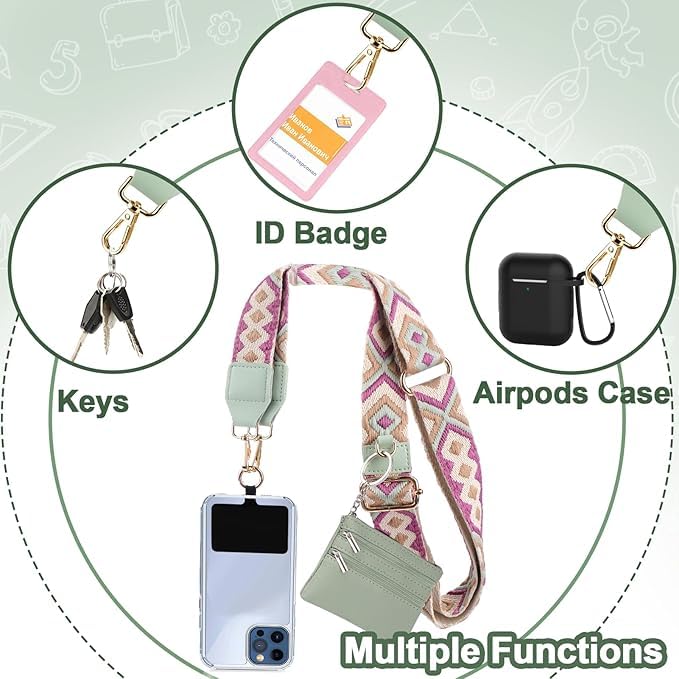 Clip & Go ! Zippered Phone & Wallet Pouch