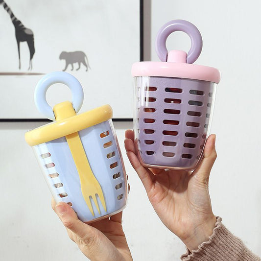 Portable Salad Cup With Fork.