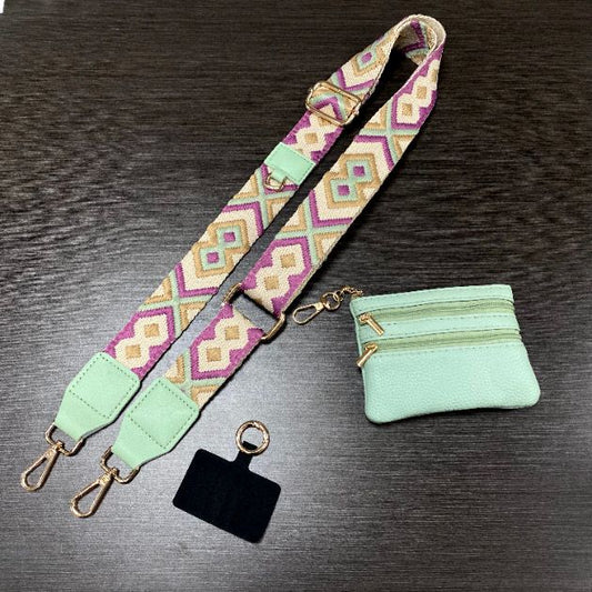 Clip & Go ! Zippered Phone & Wallet Pouch