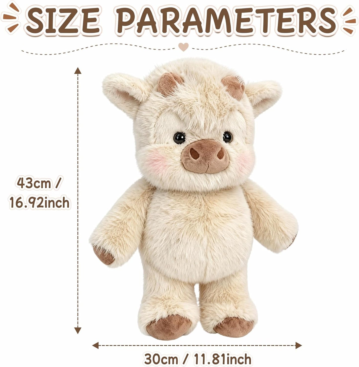 Running Highland Cow Plush™