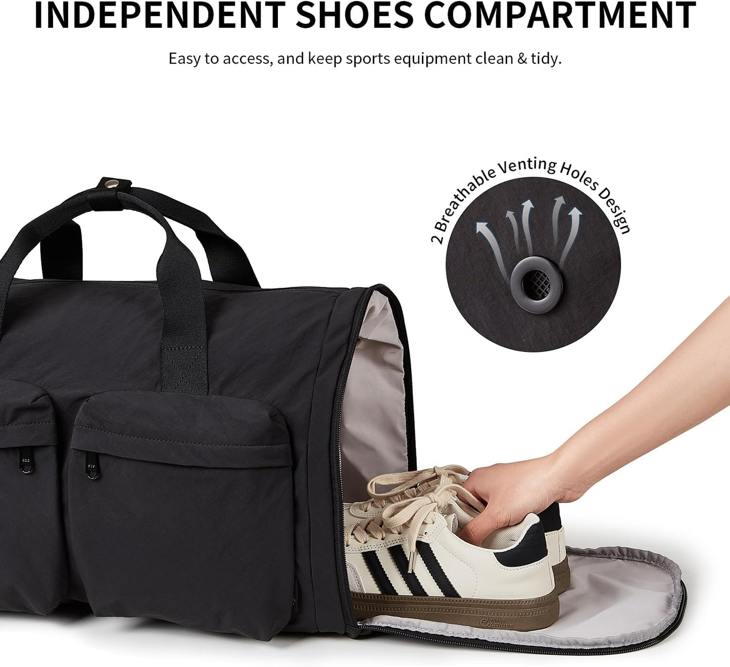 3 in 1 Carry on Travel Duffel Bag