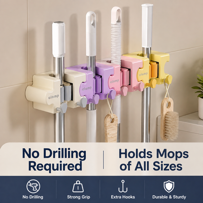 WallGrip™ Smart Mop Holder