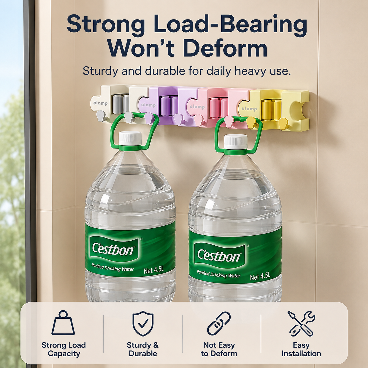 WallGrip™ Smart Mop Holder