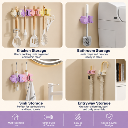 WallGrip™ Smart Mop Holder