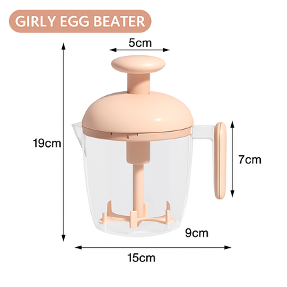 Multi-purpose manual beater- Quick,Quiet & Powerfull.