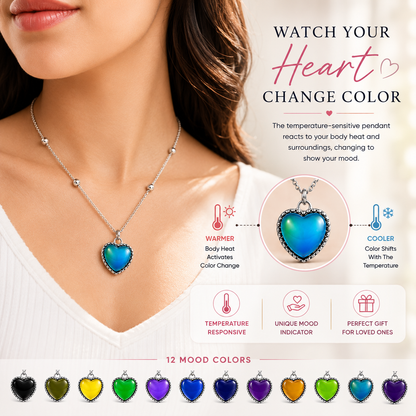 Mood Glow™ Heart Necklace