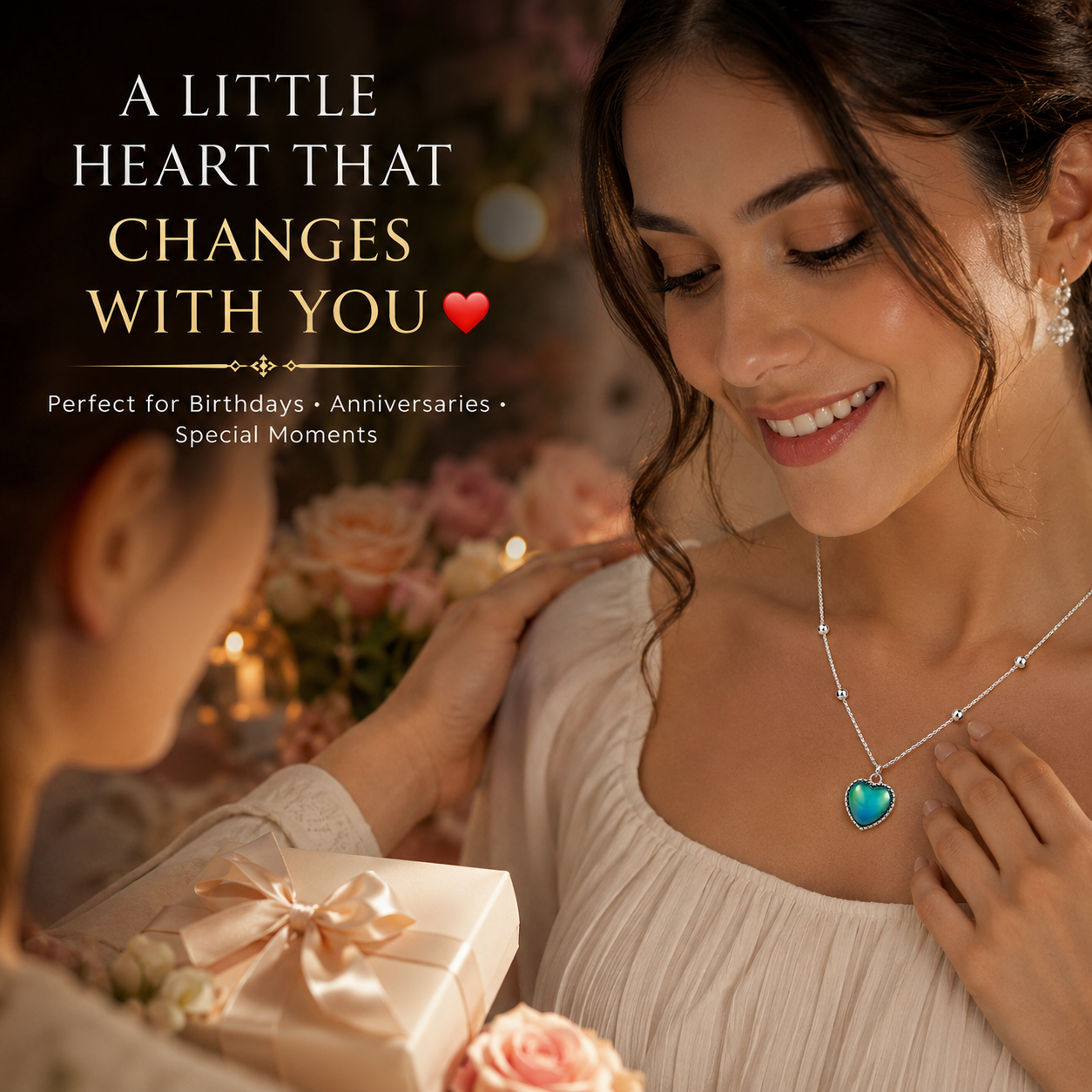 Mood Glow™ Heart Necklace